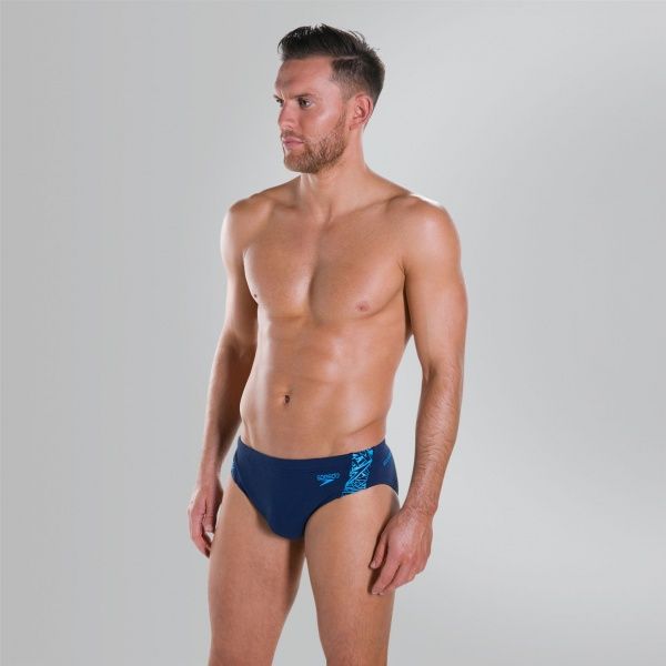 Плавки Speedo Boom Splice 7cm Brief 8-10854C577 р.40 синий