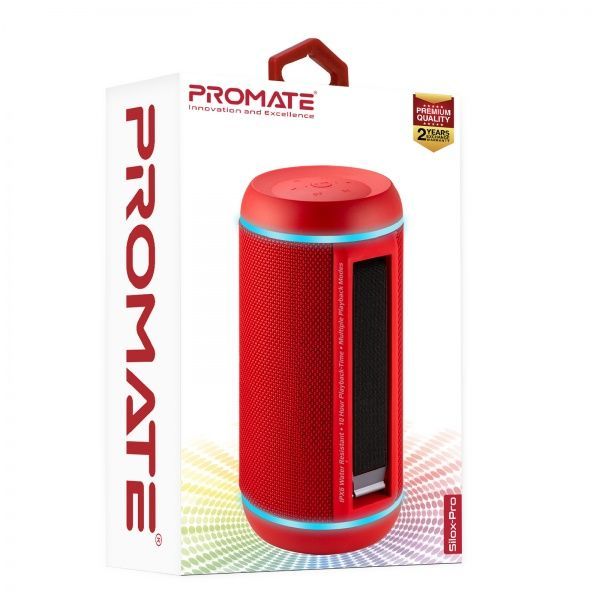 Портативна колонка Promate Silox-Pro 30W IPX6 2.0 red 