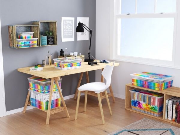 Ящик для хранения KIS 244753 Colours Arty Cube 27 л 250x340x400 мм