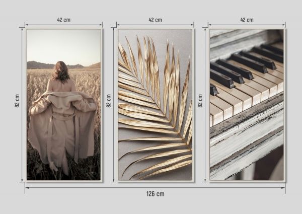 Картина модульна Гармонія 80x120 см Юрис Проф Арт 