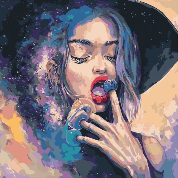 Картина за номерами Володарка Всесвіту Ідейка 