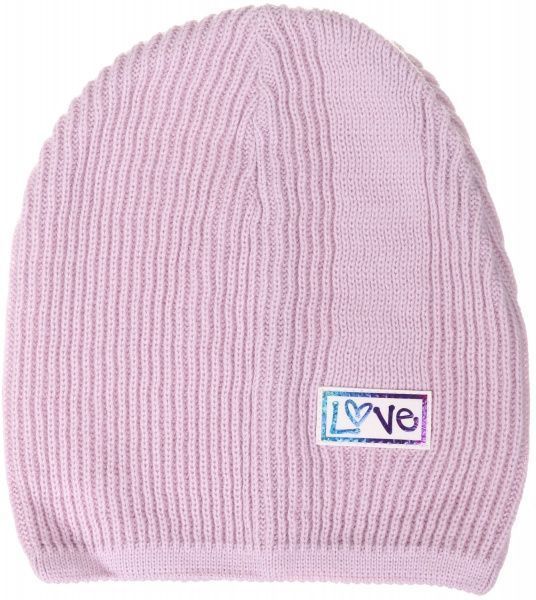 Шапочка детская для девочки Kraft+ арт. 2678 р.52-54 сиреневый 