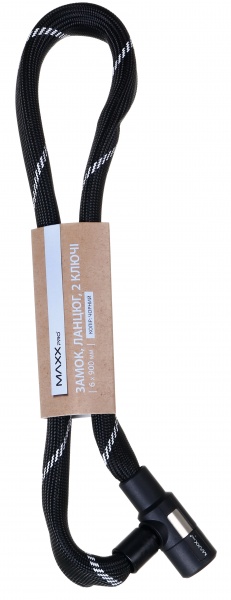 Замок велосипедный MaxxPro SСL-6x900 черный