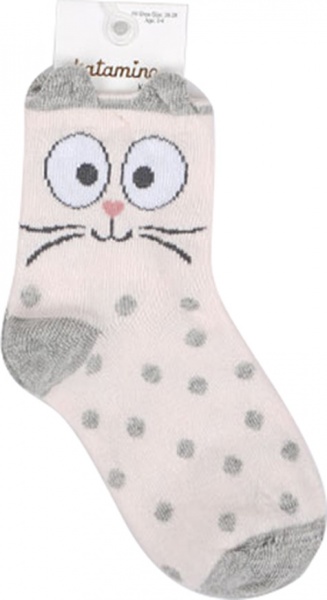 Носки для девочек KATAMINO K21016 р.5-6 молочный 