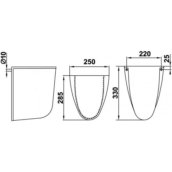 П'єдестал Керамин Консольний універсальний-N
