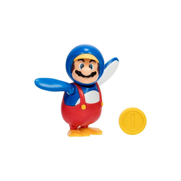 Іграшка Super Mario Ігрова фігурка з артикуляцією SUPER MARIO - Маріо-пінгвін 10 cm 40824i 