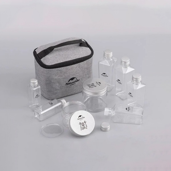 Набор емкостей Naturehike для специй BBQ L NH19T002-P grey