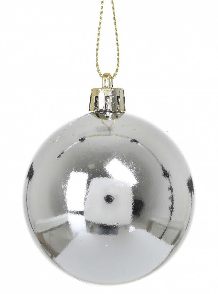 Набір ялинкових куль Класика шампань d 60 мм 30 шт./уп.