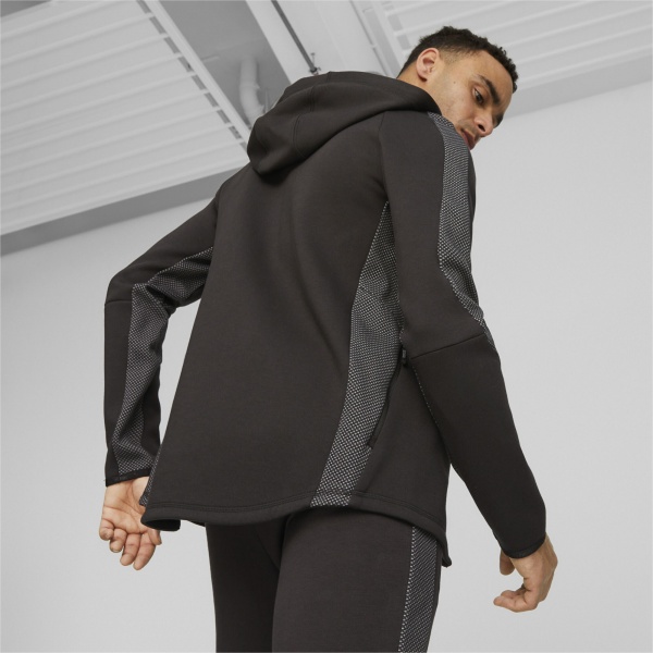 Джемпер Puma EVOSTRIPE FULL-ZIP HOODIE DK 67593001 р.2XL чорний