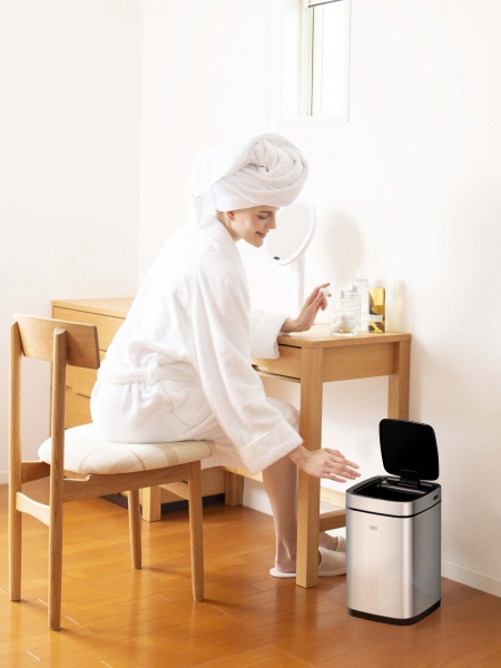 Ведро для мусора Eko сенсорное ECOSMART X 9 л хром