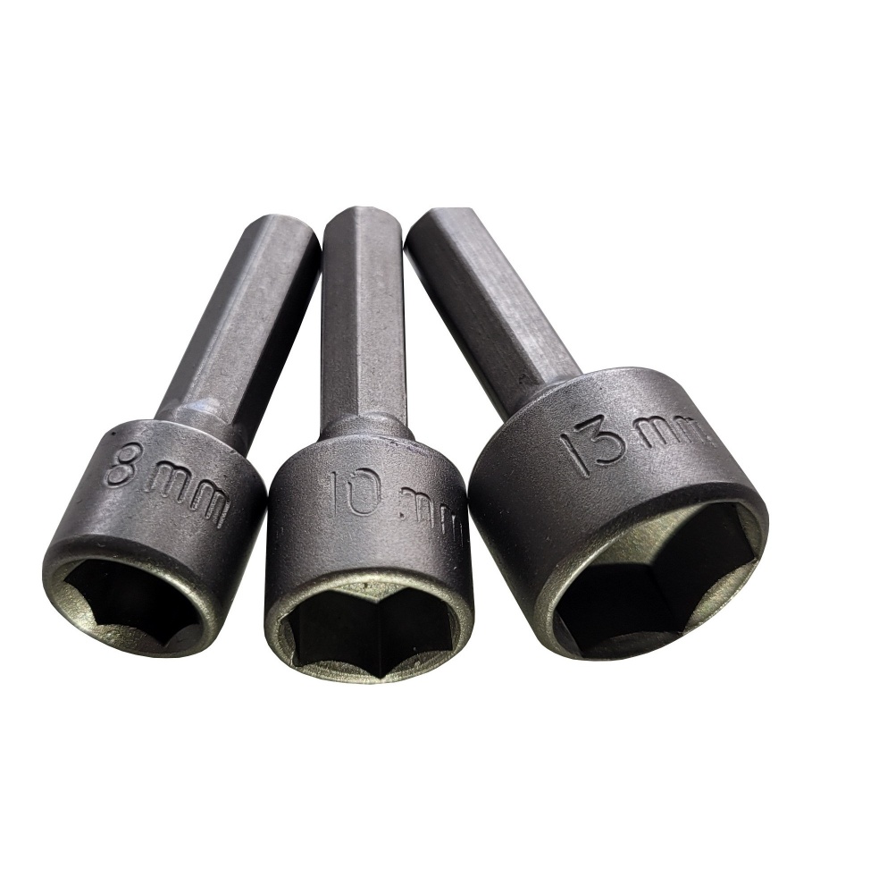 Набор насадок A.T.T. с шестигранными головками 8, 10, 13 мм 3 шт.