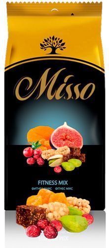 Снеки Misso Ассорти сушеных ягод и ядер фисташки Фитнес Микс 125 г 