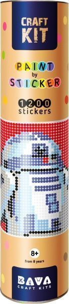 Набор наклеек Умняшка Картина по номерам стикерами