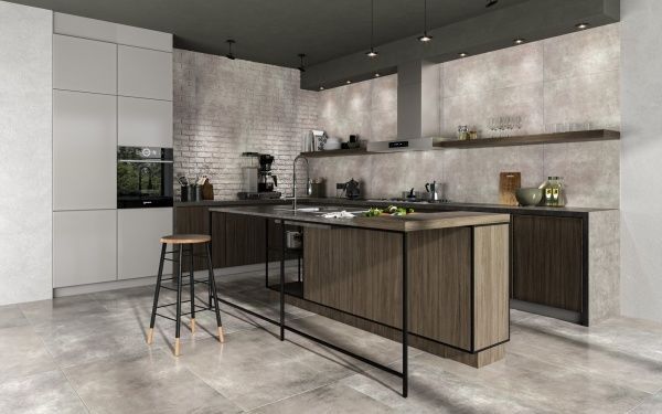 Плитка Ceramika Paradyz Magnetik Grys Gres Szkl. Rekt. Mat. 59,8x119,8 