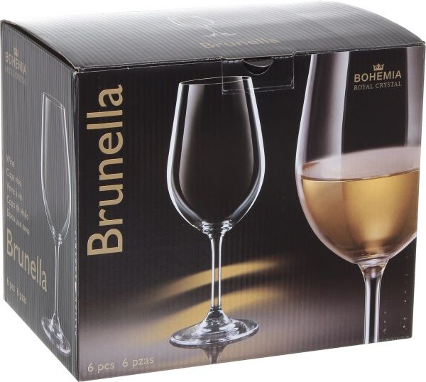 Набор бокалов для вина Brunella 300 мл 6 шт. Bohemia 