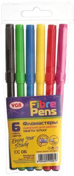 Набор фломастеров 6 шт. CC06 VGR