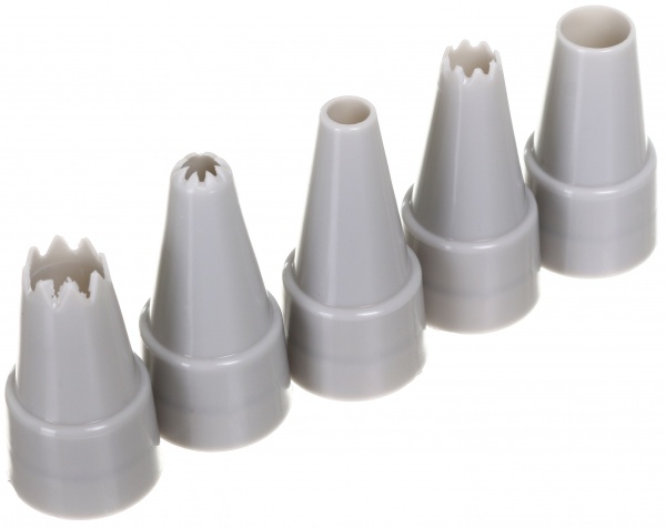 Набор для декорирования со сменными насадками Magic Ring grey 6 шт. Flamberg Smart Kitchen