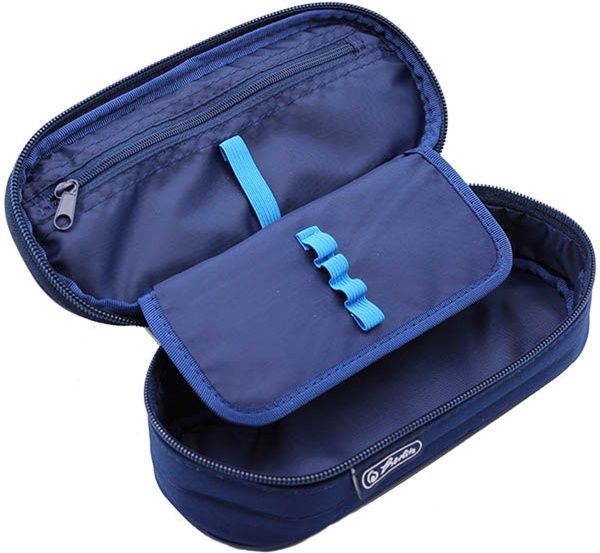 Пенал школьный Case Flap Dino 50026326 Herlitz синий