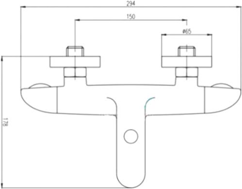Смеситель для ванны Deante Melissa BCL 010D