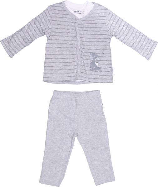 Комплект для новорожденных Blue Seven 473124 белый с серым р.66 