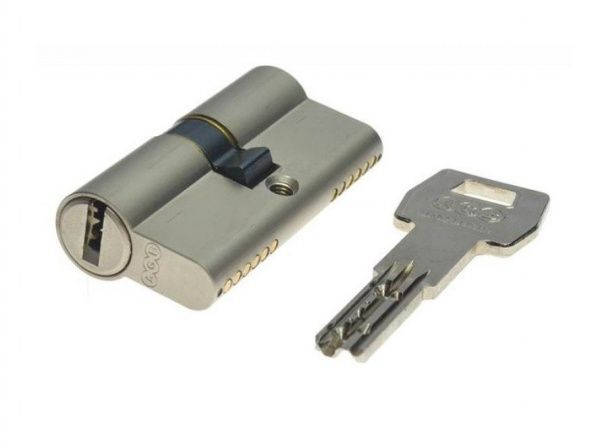 Цилиндр AGB C500163545 40x50 ключ-ключ 90 мм матовый никель
