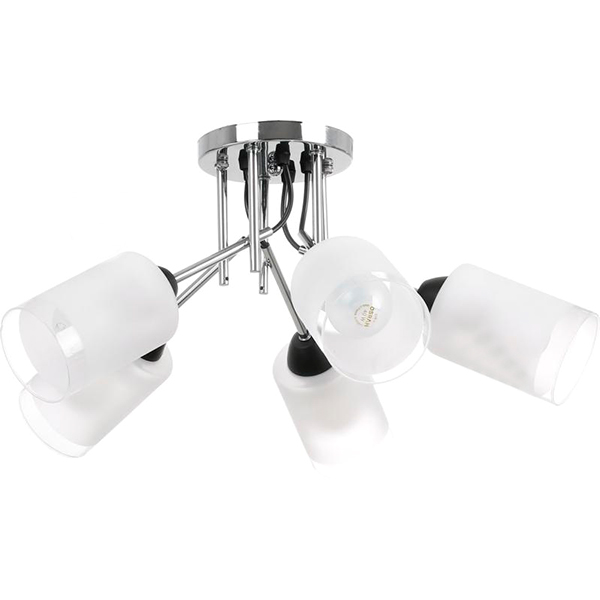 Світильник стельовий Accento lighting ALKK-GH35212-5 5x60 Вт E27 хром 