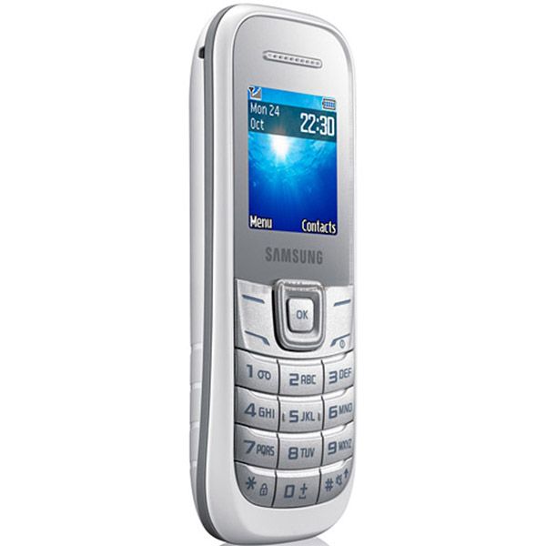 Телефон мобільний Samsung E1200 white