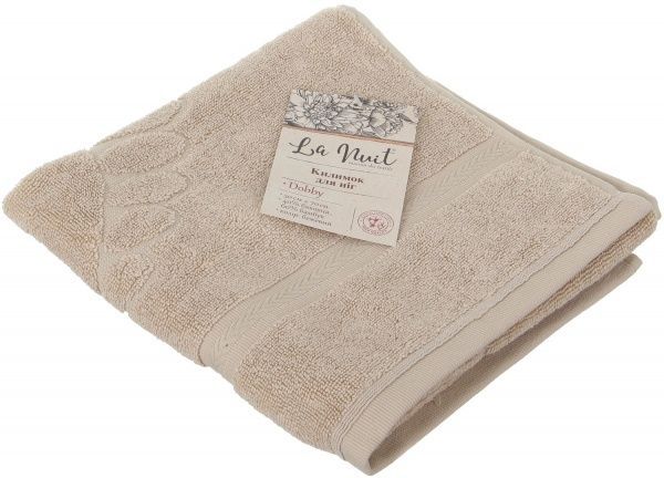 Рушник махровий Dobby 50x70 см бежевий La Nuit 