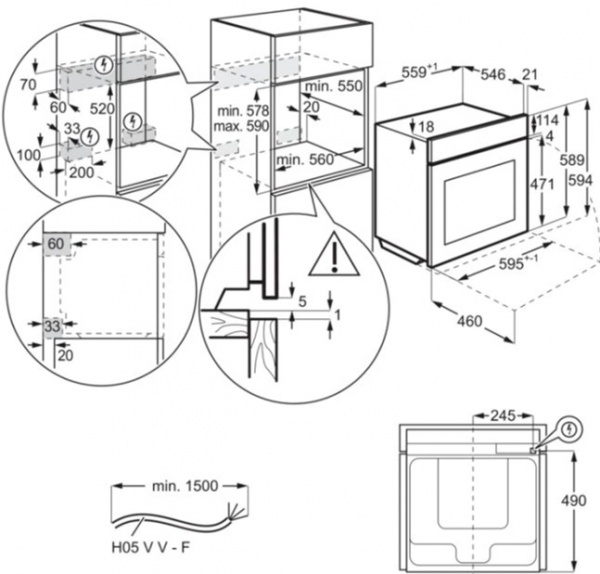 Духовой шкаф Electrolux OEE5H71Z