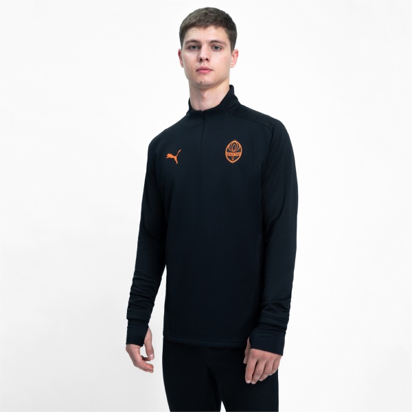 Джемпер Puma FCSD Pro 1 4 Zip TRG Top 76411102 р. M черный