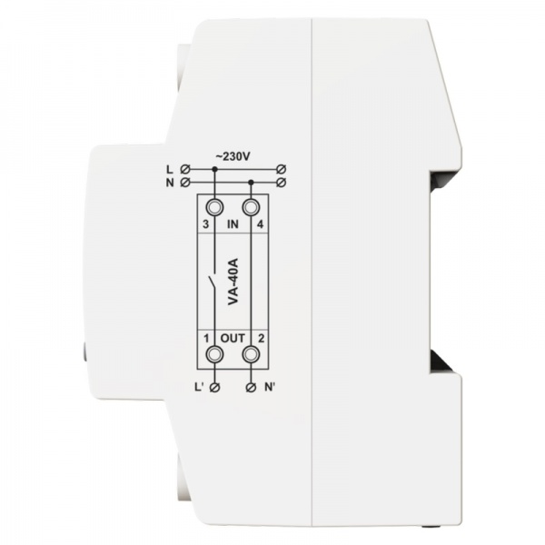 Реле напряжения c контролем тока VA-40A M2W