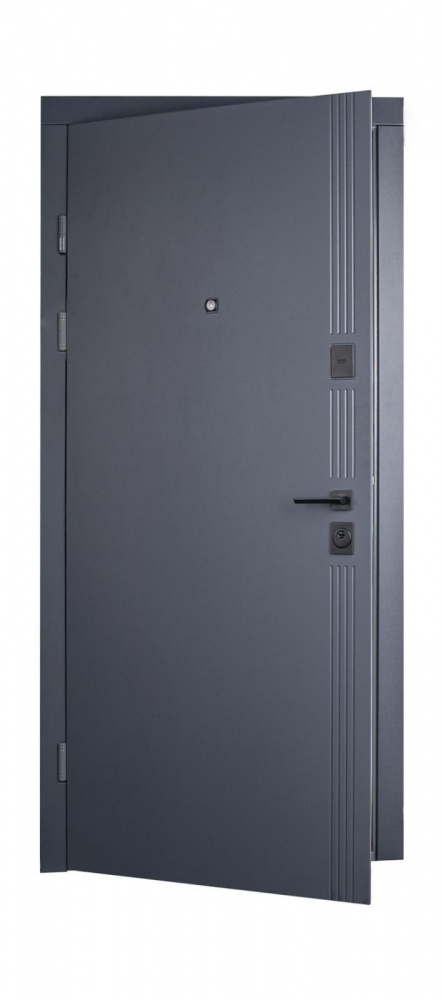 Дверь входная Abwehr (547+251) 086 П (АЦС + Б) антрацит / белый 2050х860 мм правая