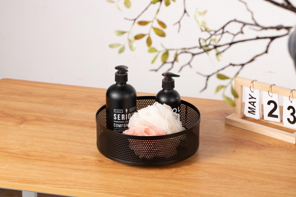 Полиця Flamberg Premium з обертом Vento 25х9.5 см чорний DS19056BK