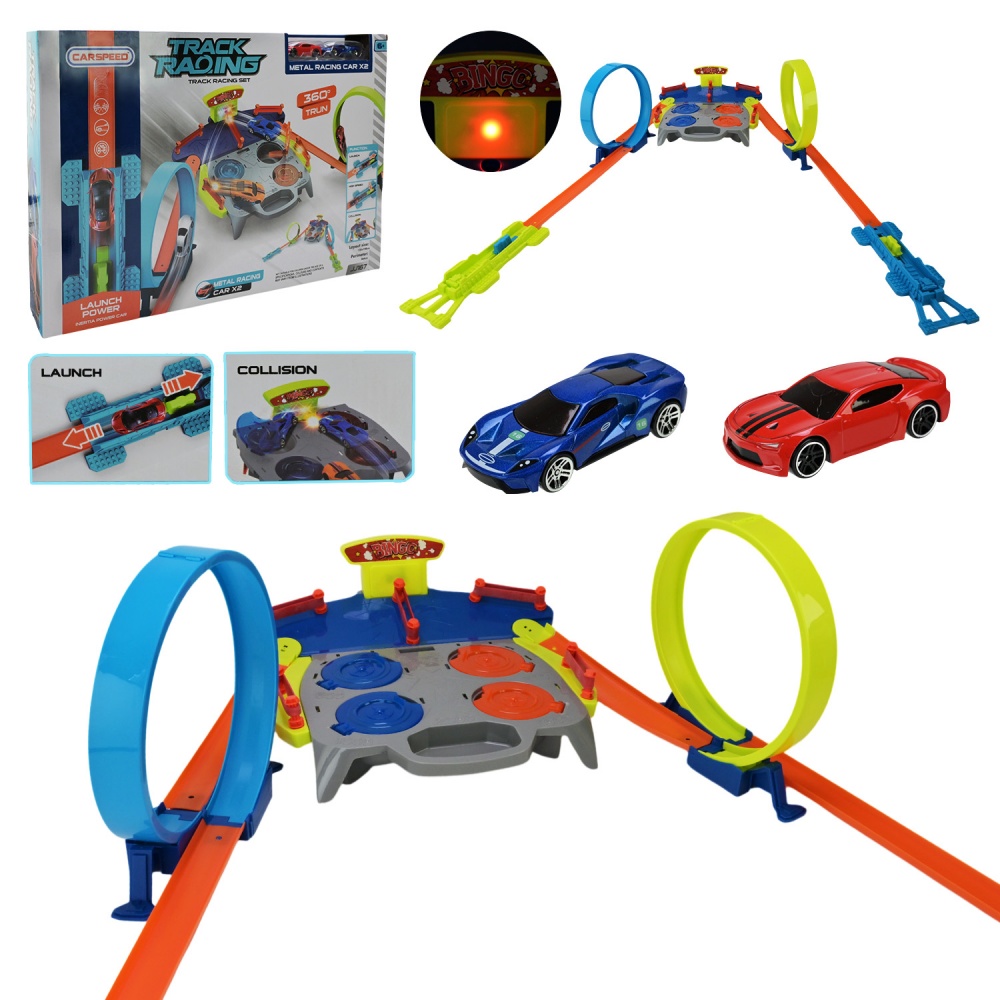 Гоночный трек с 2 инерционными машинками JJ167