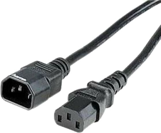 Кабель Cablexpert силовий 1,8 м чорний (PC-189) С13-С14, 3х0.5 мм кв. 