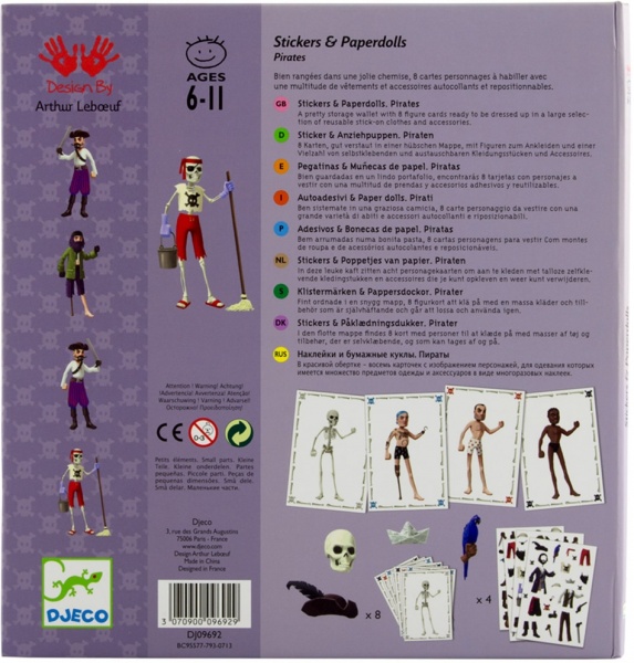 Аппликация Djeco Пираты DJ09692