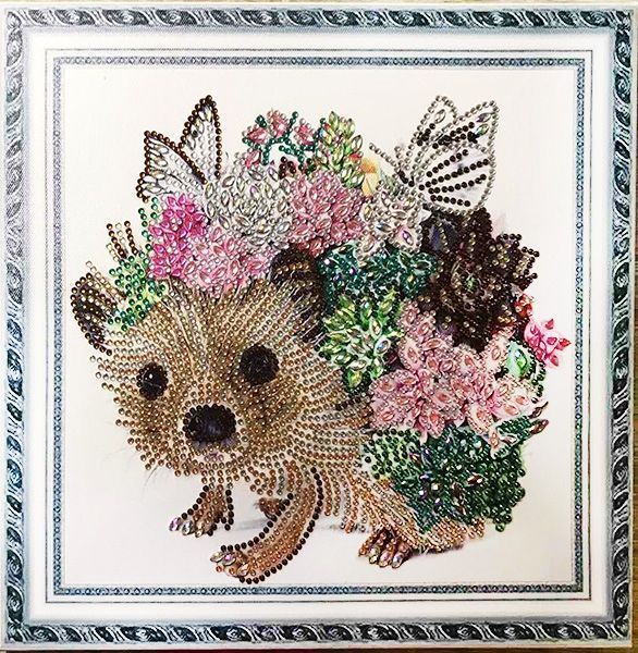 Набор для творчества Гламурный ежик 188747 Діамантові ручки 