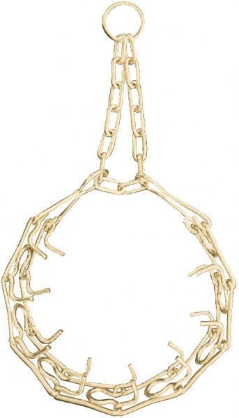 Ошейник-удавка Лорі никелированный НЖ №4 3,5x70 см