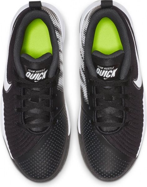Кроссовки Nike TEAM HUSTLE QUICK 2 (GS) AT5298-002 р.US 3,5Y черный