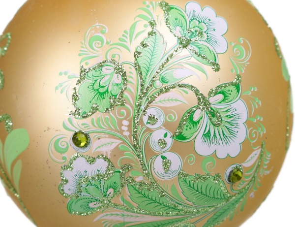 Куля новорічна Декор-престиж d 80 мм в асортименті