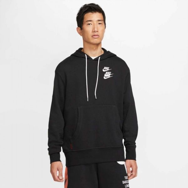 Джемпер Nike M NSW PO FT HOODIE WTOUR DA0931-010 р. L чорний
