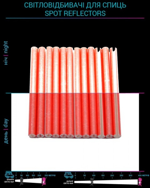 Светоотражатель на спицы LOOM LM-0008-red 