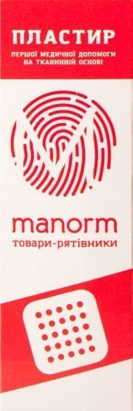 Пластир Manorm 19x72 мм стерильні 10 шт.