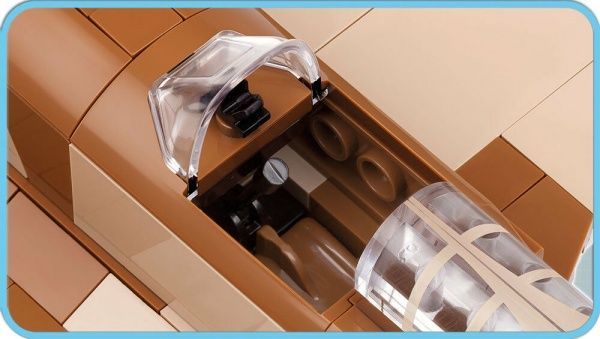 Конструктор Cobi Вторая Мировая Война Самолет Кертисс P-40 Вархавк COBI-5519