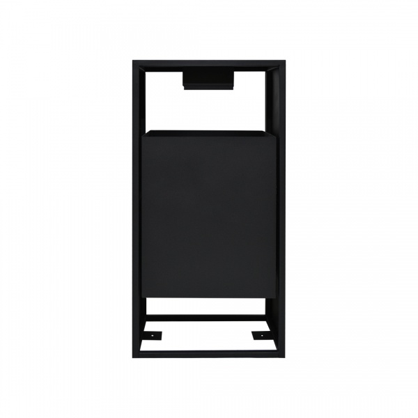 Урна вулична для сміття з попільничкою С1-40 40 л чорний