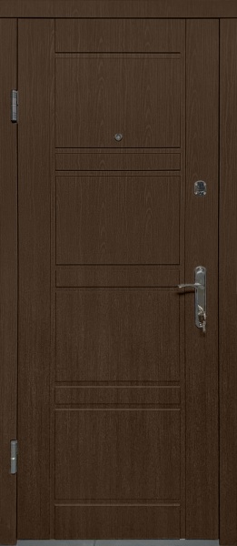 Дверь входная Министерство дверей Оптима 09 венге структурный 2050х860 мм левая