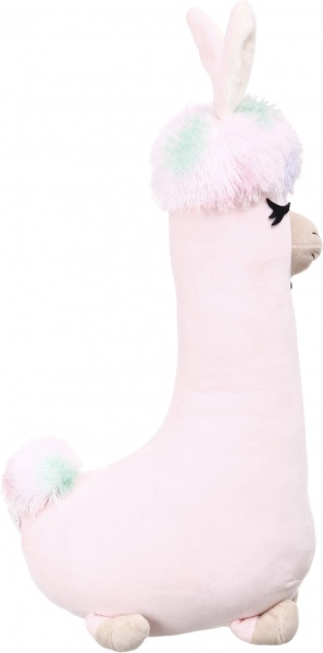 Подушка-обнимашка Лама 22x47 см розовый Гулівер Країна 