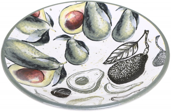 Блюдце Avocado 14 см кремовый Keramika