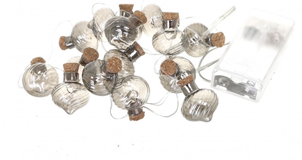 Гирлянда светодиодная серое стекло 0,4 м (ABR715430)