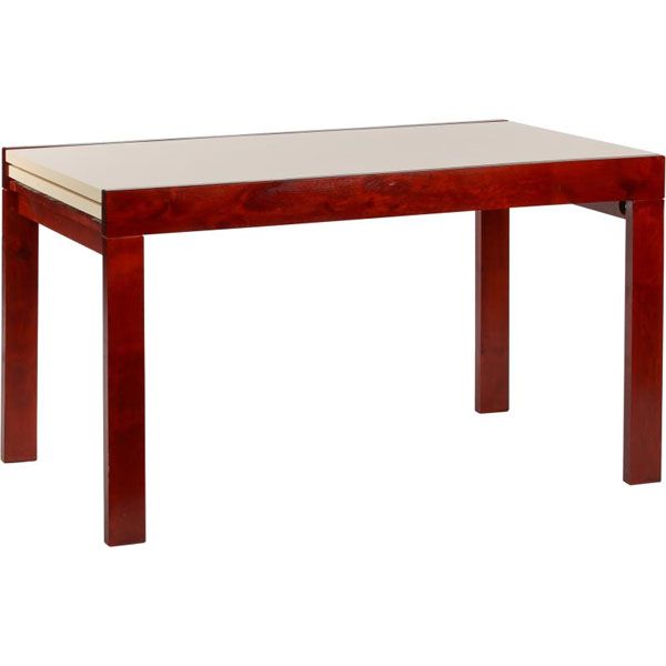 Стіл кухонний розсувний Trembita СК №5 130(260)х79.5х76 см черешня-ваніль